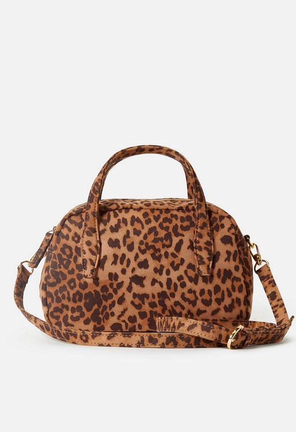 Top Handle Crossbody Leopardino
