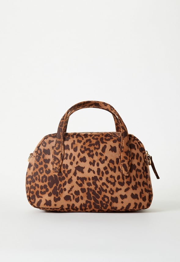 Top Handle Crossbody Leopardino