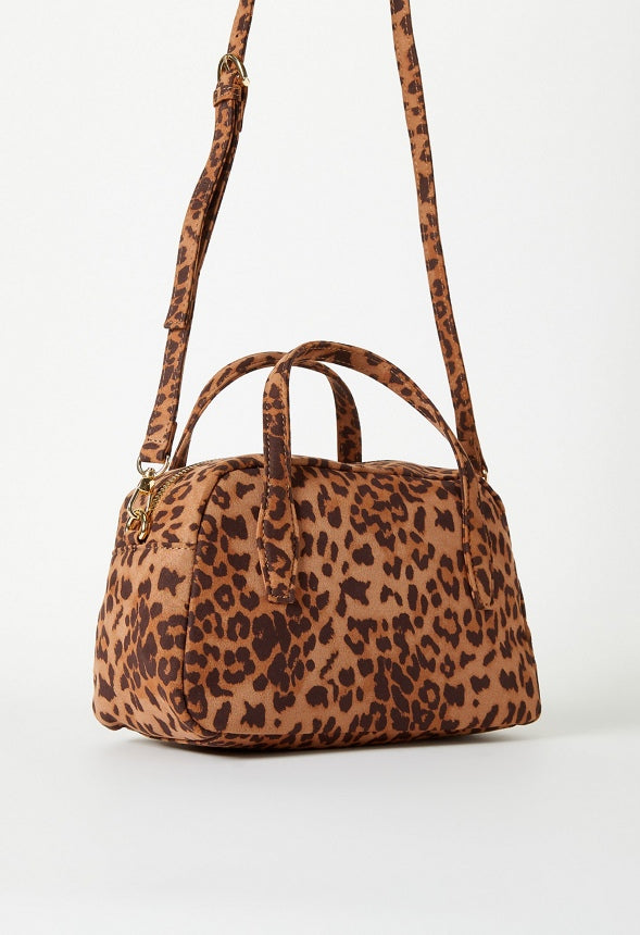 Top Handle Crossbody Leopardino