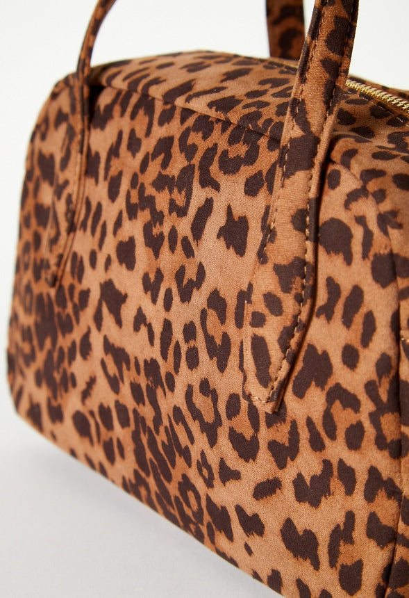 Top Handle Crossbody Leopardino
