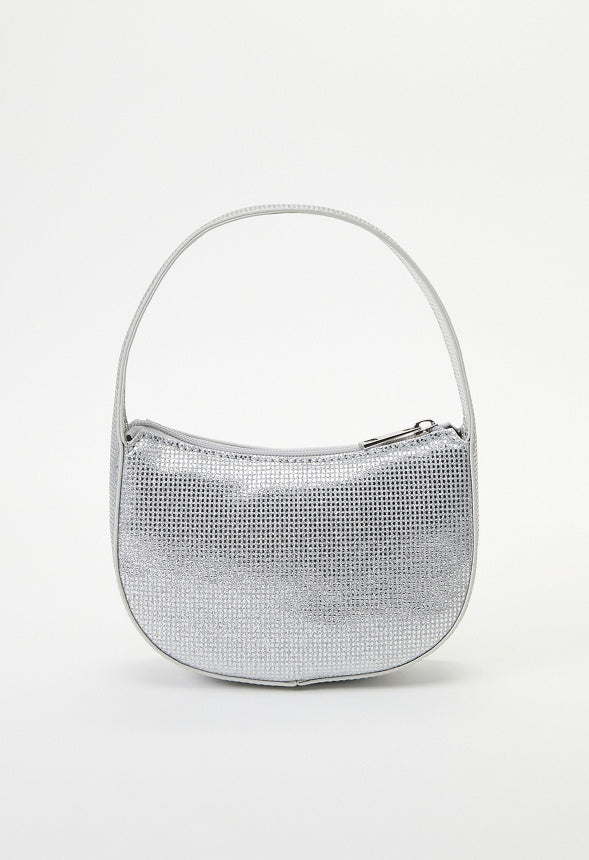 Moon Clutch Silver Disco