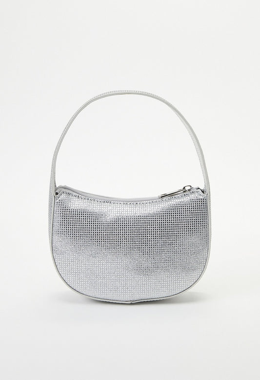 Moon Clutch Silver Disco