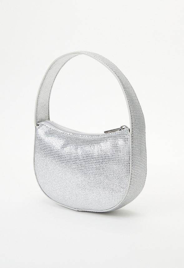 Moon Clutch Silver Disco