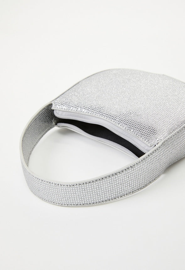 Moon Clutch Silver Disco