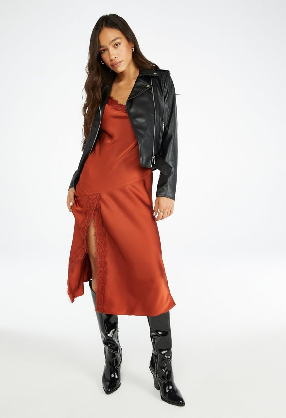 Cami Slip Midi Dress Picante