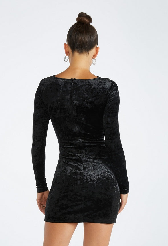 Snatched Mini Dress Black Caviar