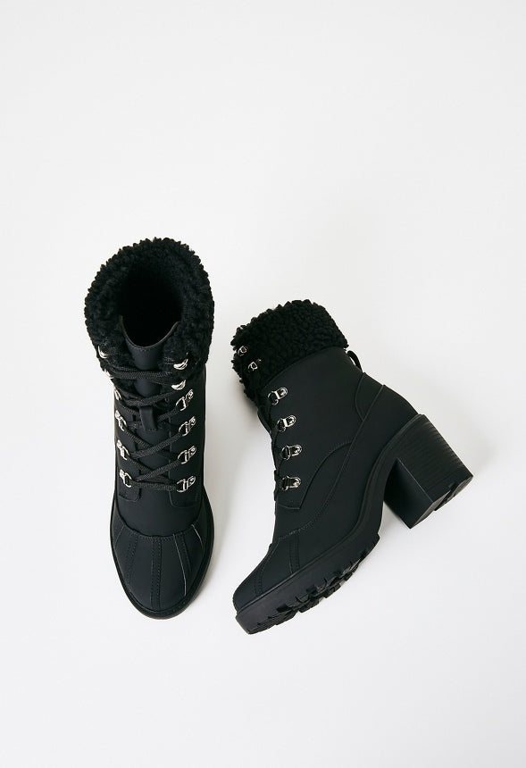 ELIE SHERPA COMBAT BOOT Black Caviar