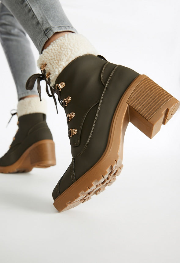 Elie Sherpa Combat Boot Army Green Fatigue