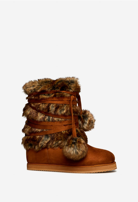 MINJI FUZZIE BOOT Camel