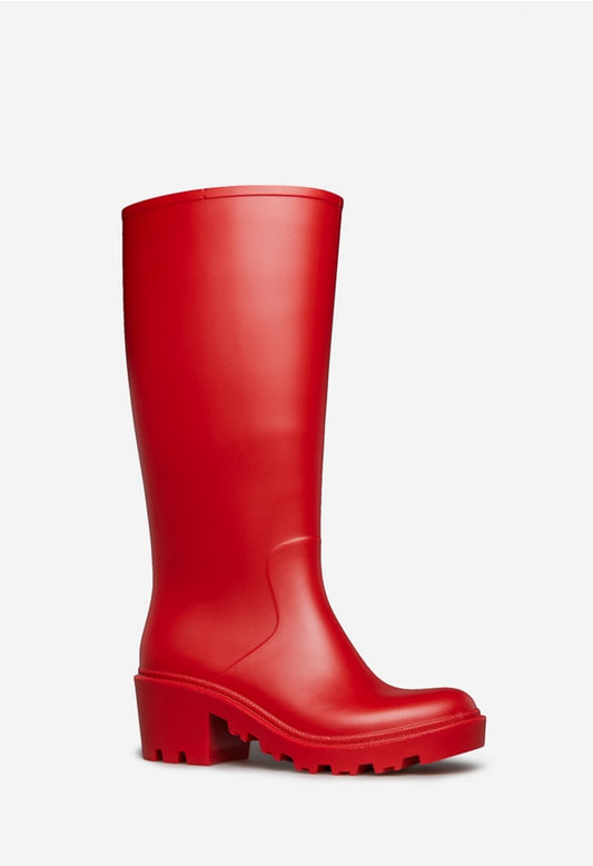 ROONIE TALL RAIN BOOT High Risk Red