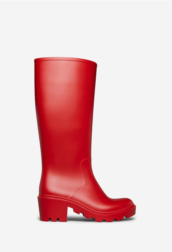 ROONIE TALL RAIN BOOT High Risk Red