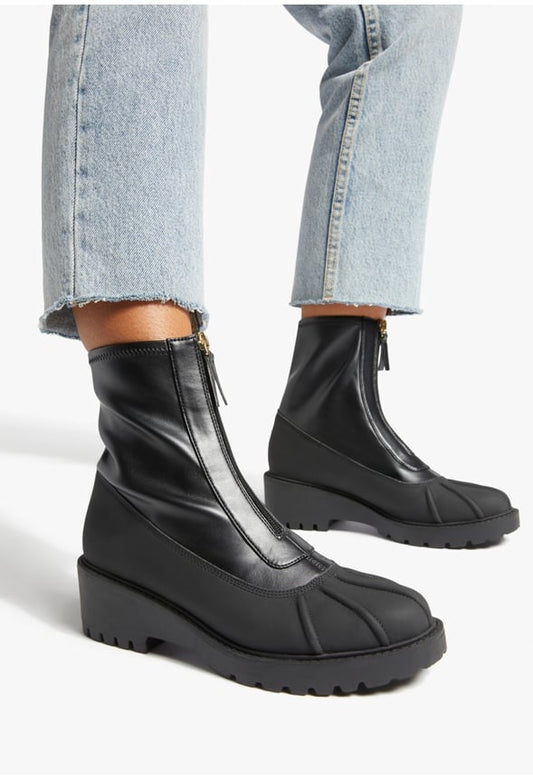 ADABELLE ZIP COLD WEATHER BOOT Black Caviar