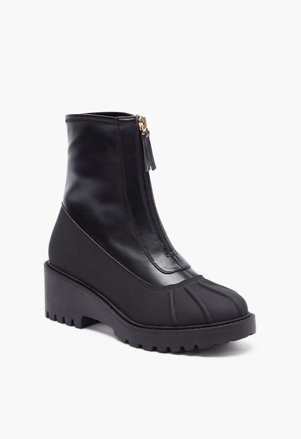 ADABELLE ZIP COLD WEATHER BOOT Black Caviar