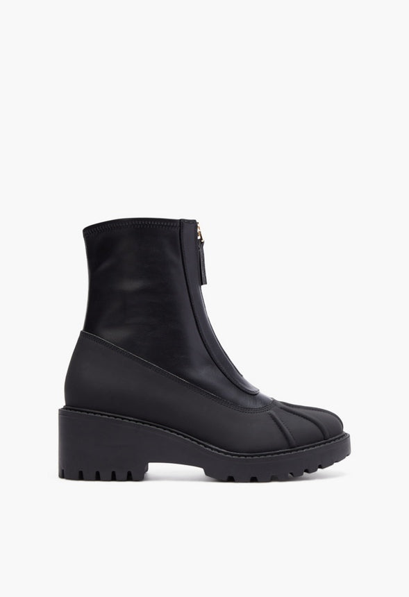 ADABELLE ZIP COLD WEATHER BOOT Black Caviar