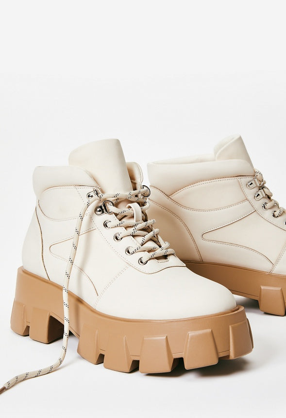 Sylvie Lug Sole Bootie Birch