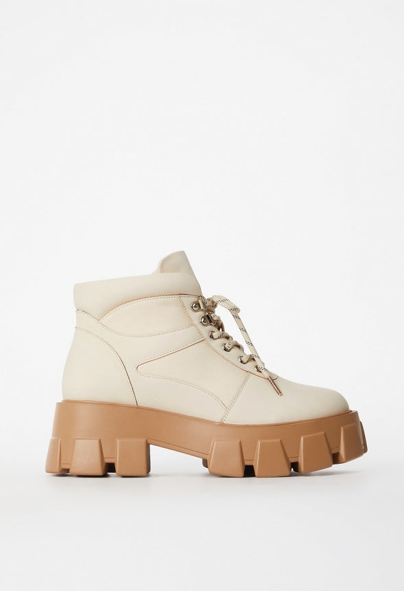 Sylvie Lug Sole Bootie Birch
