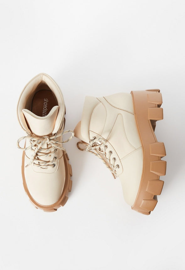 Sylvie Lug Sole Bootie Birch