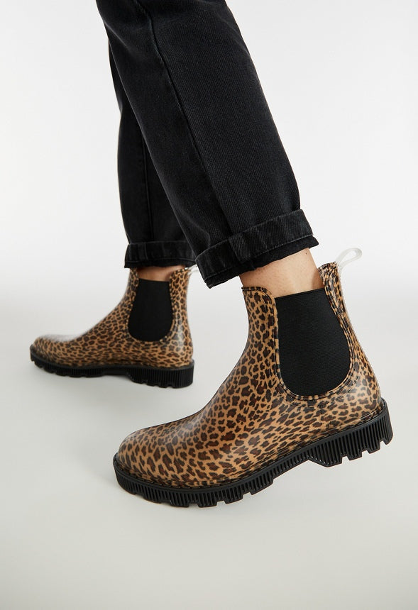 Dixie Rain Boot Leopard