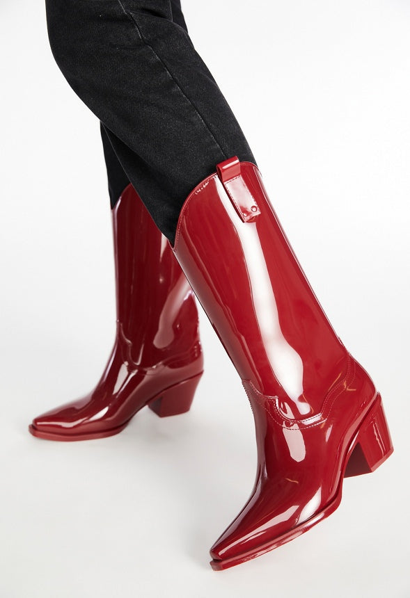 Ryder Rain Boot Biking Red