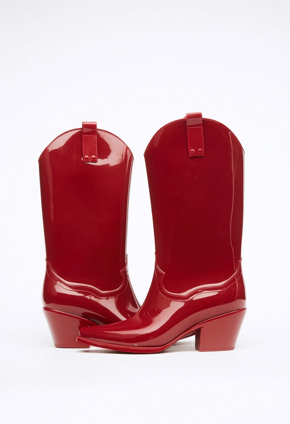 Ryder Rain Boot Biking Red