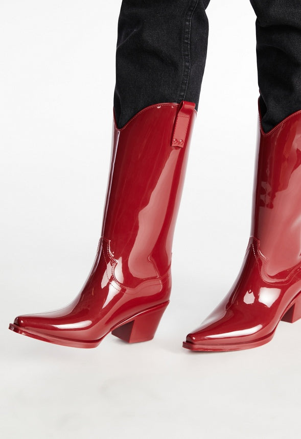 Ryder Rain Boot Biking Red