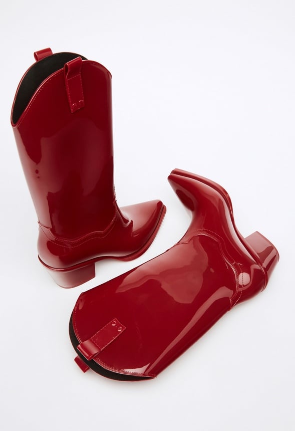 Ryder Rain Boot Biking Red