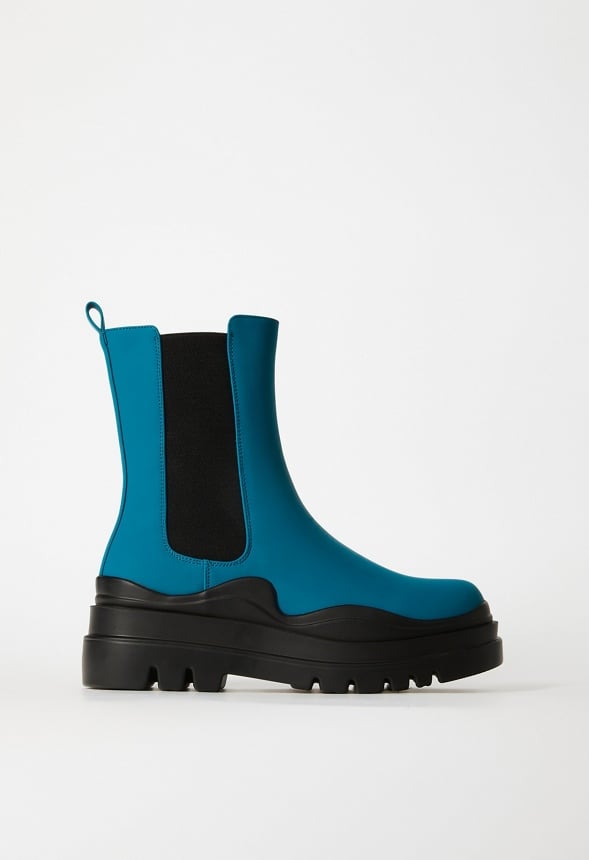 Polly Rain Boot Reflecting Pond/Black