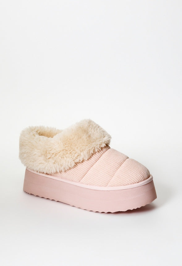 Jovie Fuzzie Flat Blush