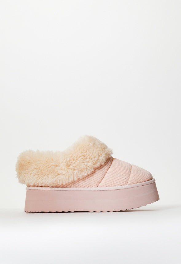 Jovie Fuzzie Flat Blush