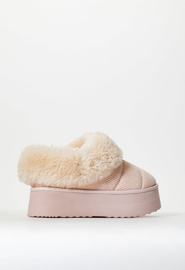 Jovie Fuzzie Flat Blush