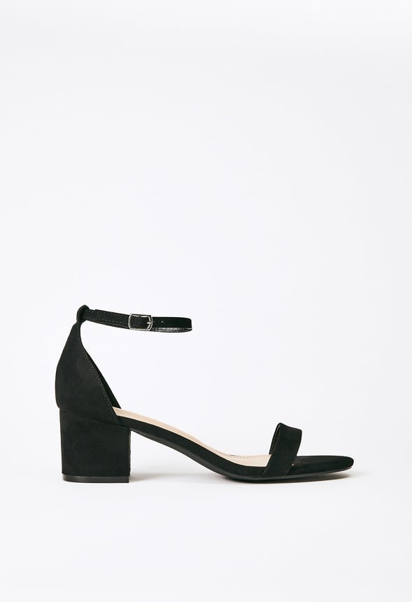 Noura Heeled Sandal Black