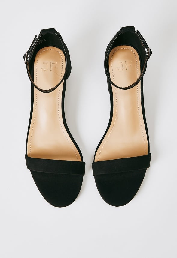 Noura Heeled Sandal Black
