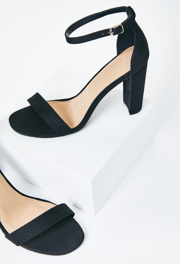 Lorelai Block Heeled Sandal Black