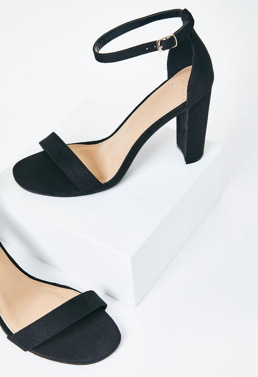Lorelai Block Heeled Sandal Black