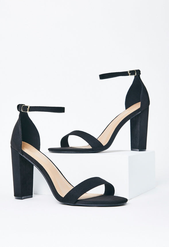 Lorelai Block Heeled Sandal Black