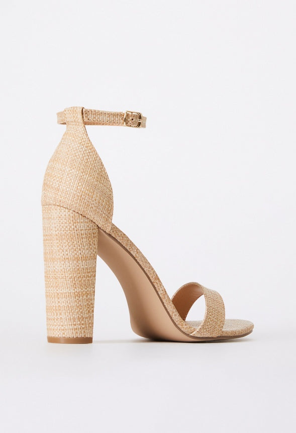 Lorelai Block Heeled Sandal Light Brown