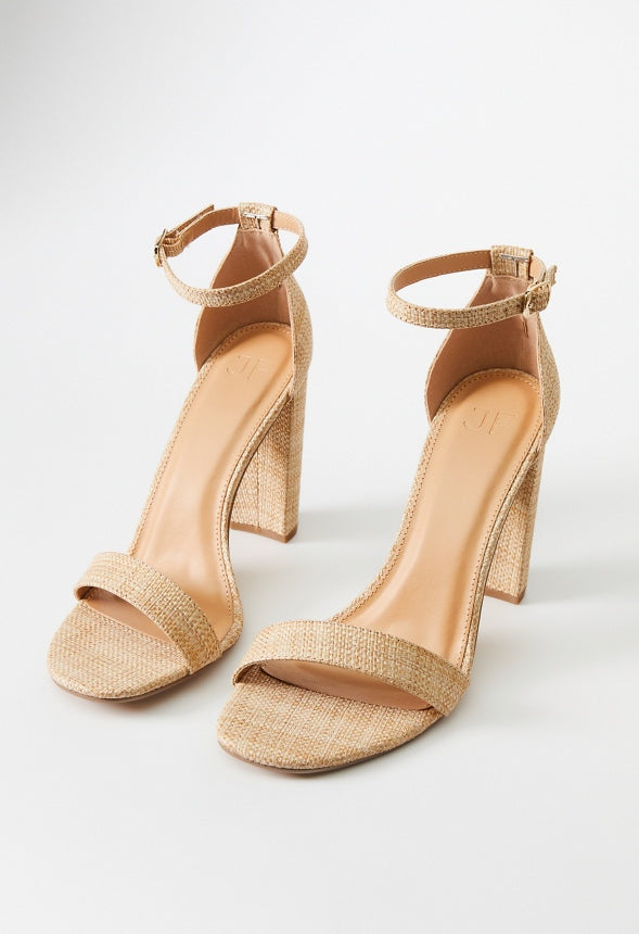 Lorelai Block Heeled Sandal Light Brown