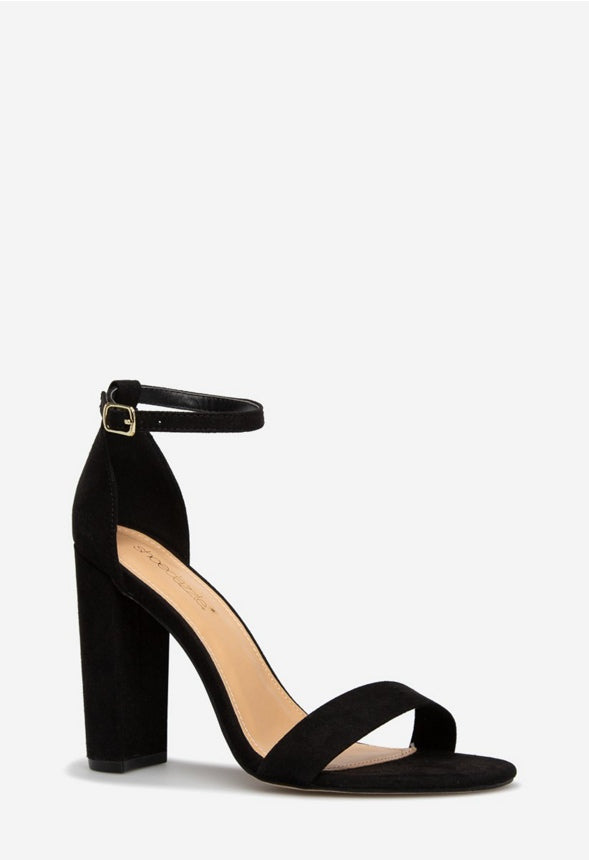 LYVIA CLASSIC HEELED SANDAL Black