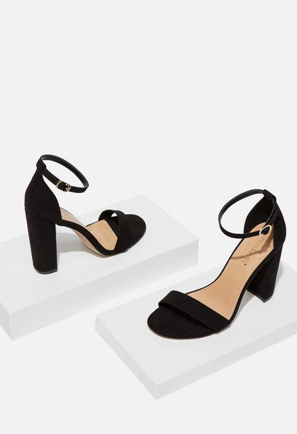 LYVIA CLASSIC HEELED SANDAL Black