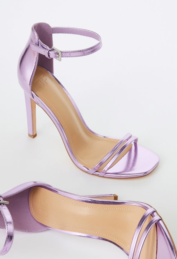 No Time To Waste Stiletto Heeled Sandal Orchid Petal