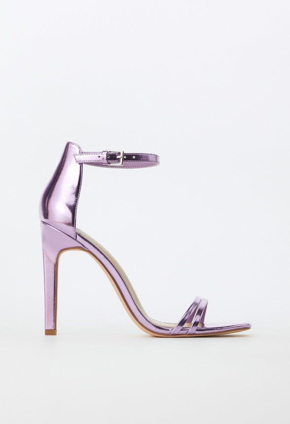 No Time To Waste Stiletto Heeled Sandal Orchid Petal