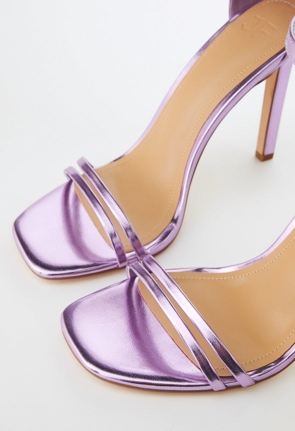 No Time To Waste Stiletto Heeled Sandal Orchid Petal