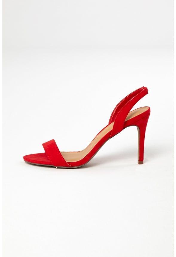 Maddie Sling-Back Heeled Sandal High Risk Red