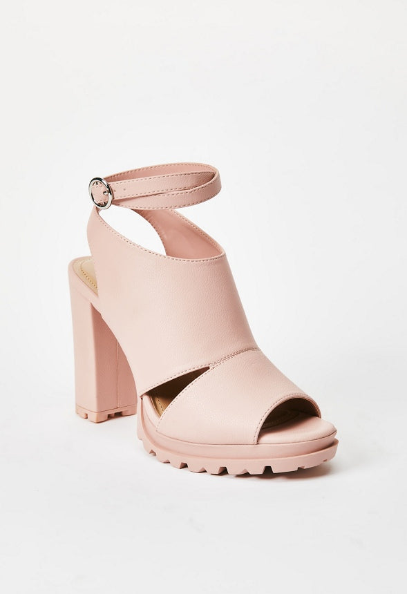 SEMELE PEEP TOE SANDAL Blush