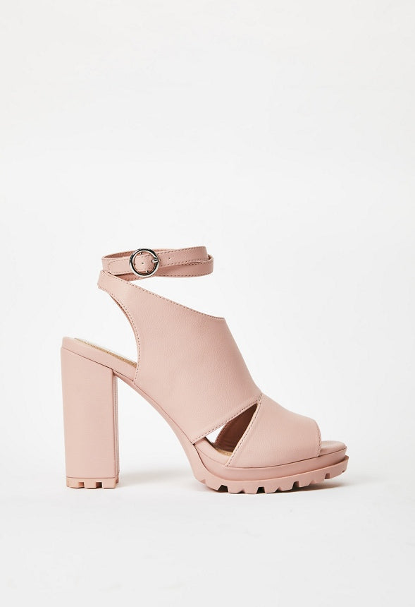 SEMELE PEEP TOE SANDAL Blush