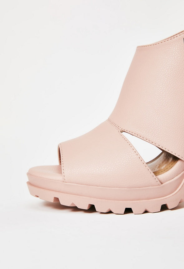 SEMELE PEEP TOE SANDAL Blush