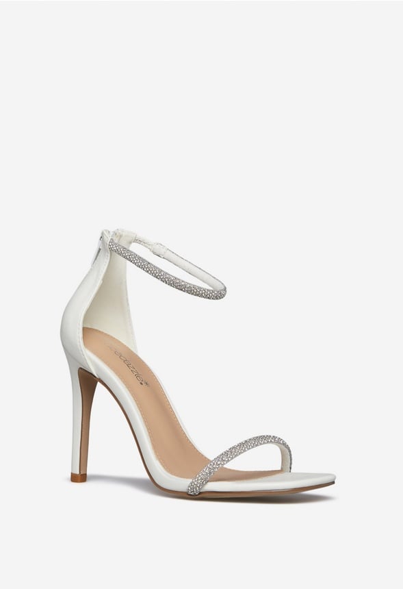 ALEXXIA HEELED SANDAL Bright White