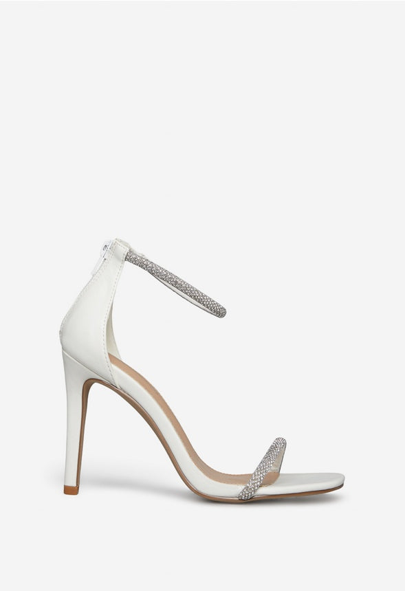 ALEXXIA HEELED SANDAL Bright White