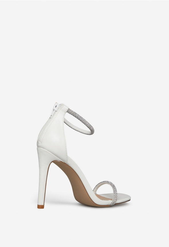 ALEXXIA HEELED SANDAL Bright White