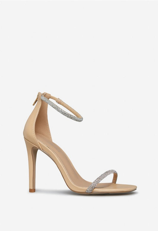 ALEXXIA HEELED SANDAL Beige